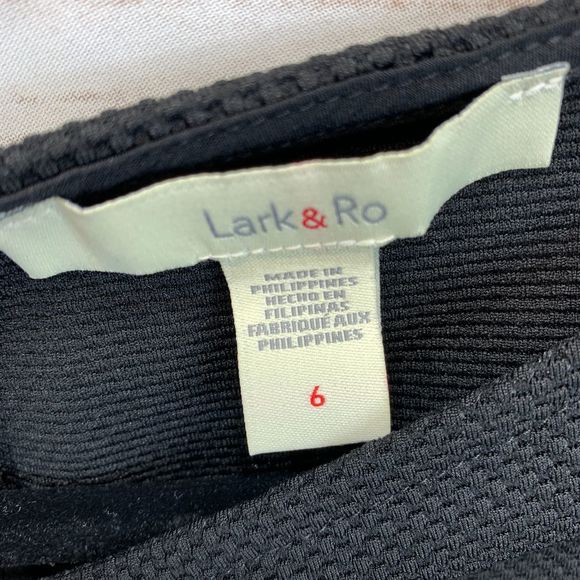 2-Lark & Ro Cap Sleeve & Sheath Black Dresses - Picture 4 of 8